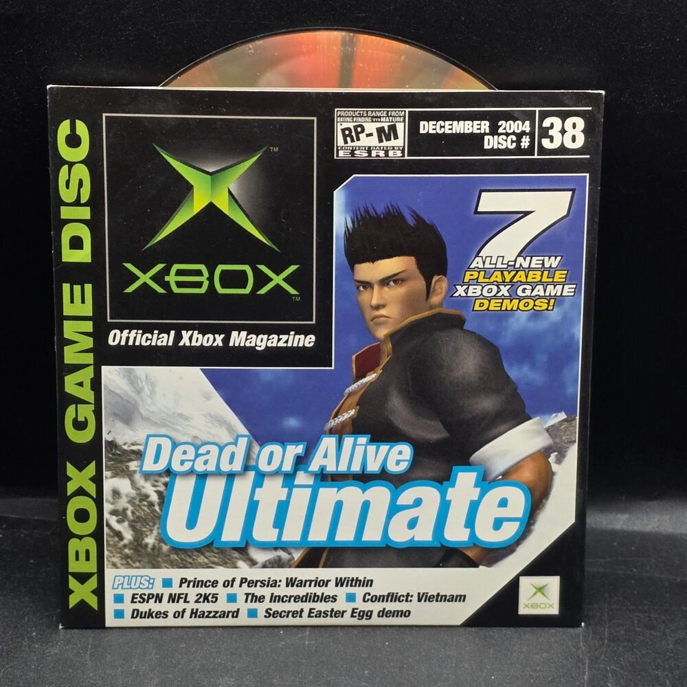 Official Xbox Magazine Demo Disc #38 Dead or Alive Ultimate